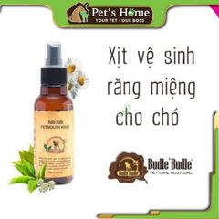 Xịt vệ sinh răng miệng Budle Budle cho chó 120ml