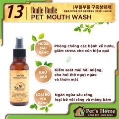 Xịt vệ sinh răng miệng Budle Budle cho chó 120ml