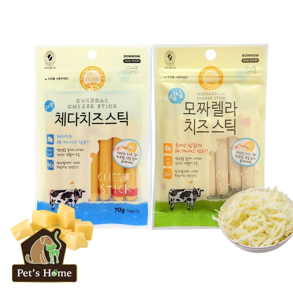 Xúc xích phô mai cho chó Bowwow - Bánh thưởng cho chó 70g