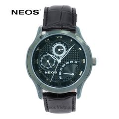 Đồng Hồ Neos N-30724M Nam Dây Da 6 Kim