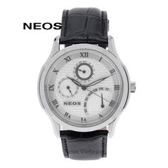 Đồng Hồ Neos N-30724M Nam Dây Da 6 Kim