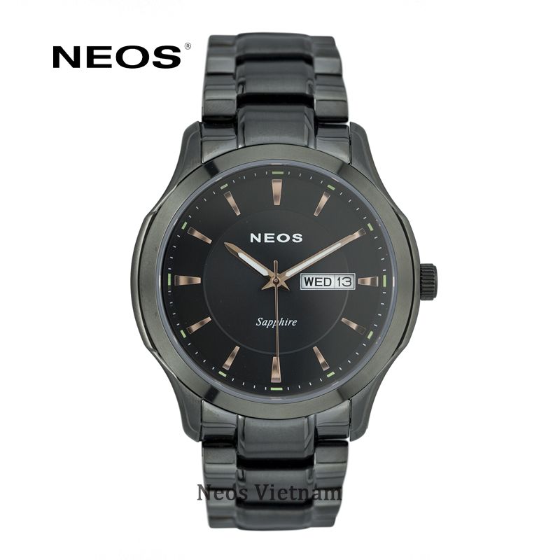 Đồng Hồ Chính Hãng Neos N-30724M Nam Sapphire Dây Thép