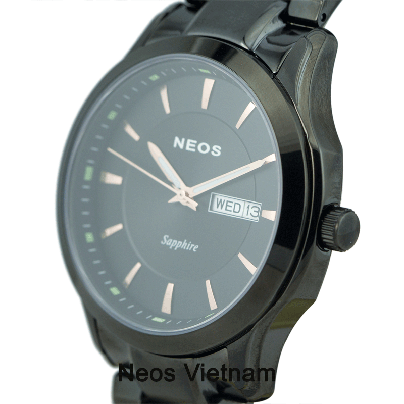 Đồng Hồ Chính Hãng Neos N-30724M Nam Sapphire Dây Thép