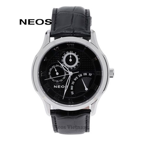 Đồng Hồ Neos N-30724M Nam Dây Da 6 Kim