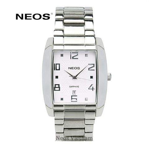 Đồng Hồ Chính Hãng Nam Neos N-30733M Sapphire Dây Thép Bạc