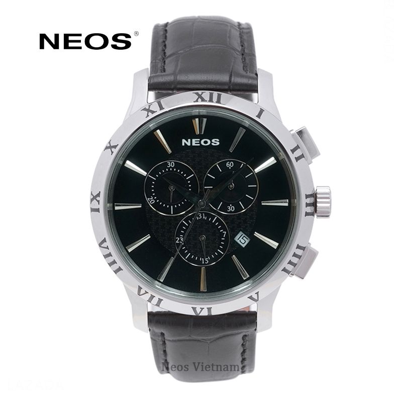 Đồng Hồ Nam Dây Da Neos N-30818M Sapphire Chính Hãng