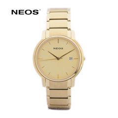 Đồng Hồ Nam Neos N-30853M Dây Thép Vàng