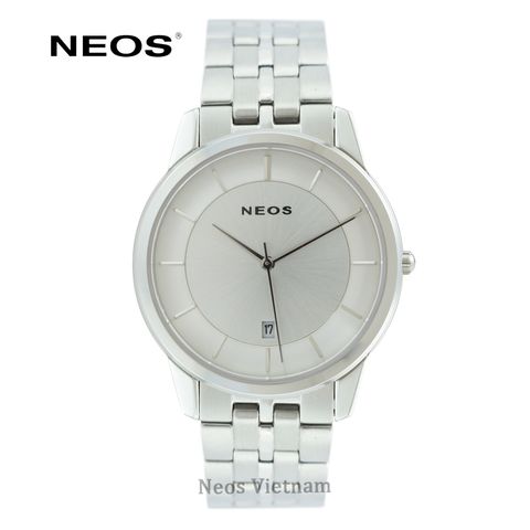 Đồng Hồ Nam Chính Hãng Neos N-30854M Sapphire Dây Thép Bạc