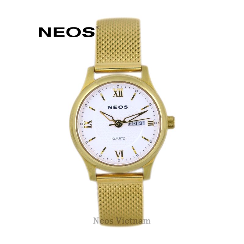 Đồng Hồ Nữ Dây Lưới Neos N-30869L Sapphire Chính Hãng