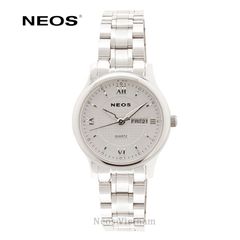 Đồng Hồ Đeo Tay Nữ Neos N-30869L Dây Thép Vàng