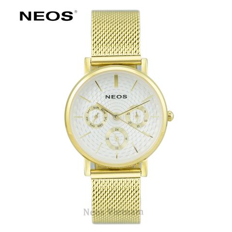 Đồng Hồ Chính Hãng Neos N-30887L Nữ Sapphire 6 Kim