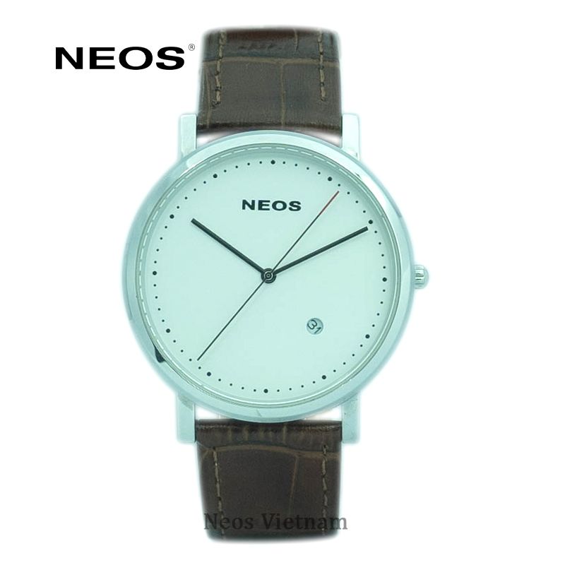 Đồng Hồ Dây Da Neos N-30888G Nam Sapphire Chính Hãng