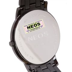 Đồng Hồ Cặp Neos N-30922 Sapphire Full Đen Chính Hãng