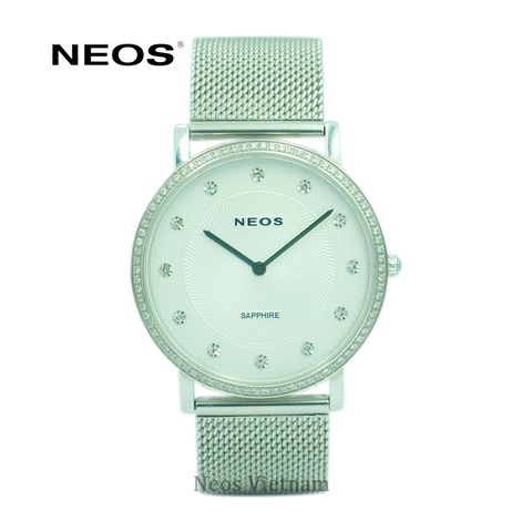 Đồng Hồ Neos N-40577AM Sapphire Dây Thép Lưới