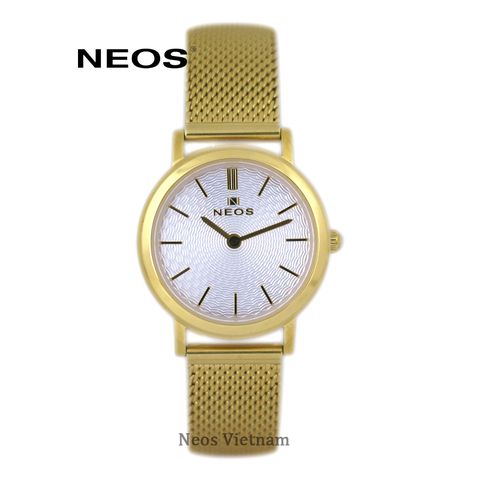 Đồng Hồ Đeo Tay Nữ Neos N-40577L Sapphire Dây Lưới