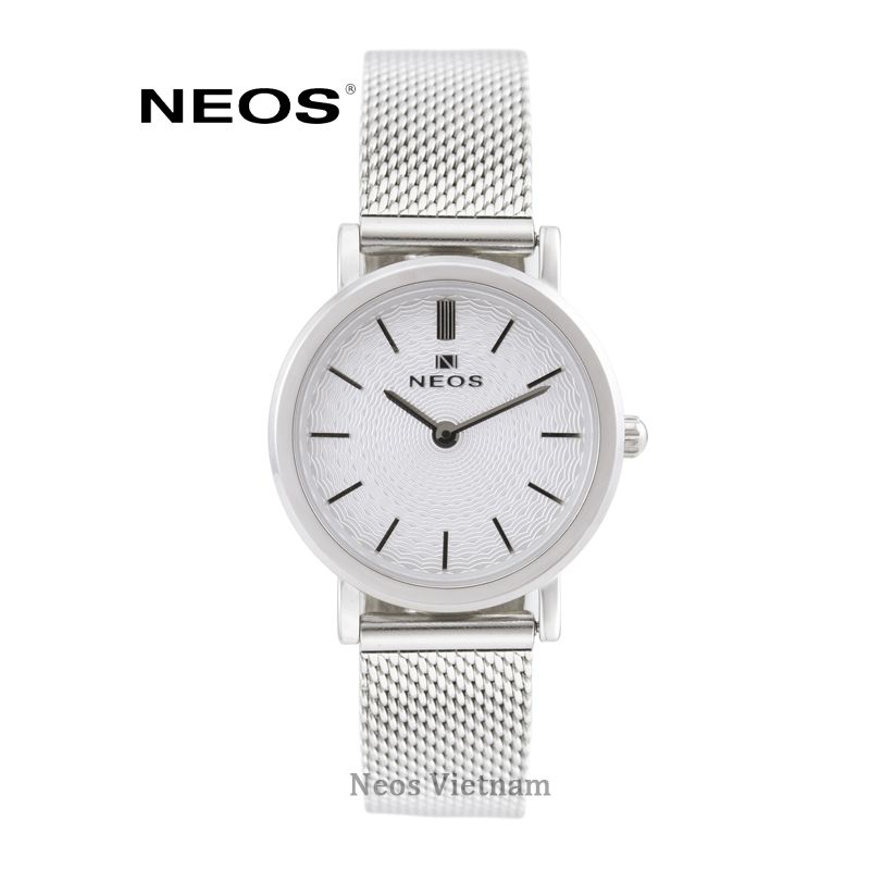 Đồng Hồ Đeo Tay Nữ Neos N-40577L Sapphire Dây Lưới