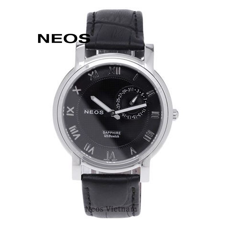 Đồng Hồ Nam dây da Neos N-40642M Sapphire Chính Hãng