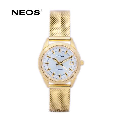 Đồng Hồ Nữ Đẹp Dây Lưới Neos N-40664L Sapphire Bảo Hành Chính Hãng