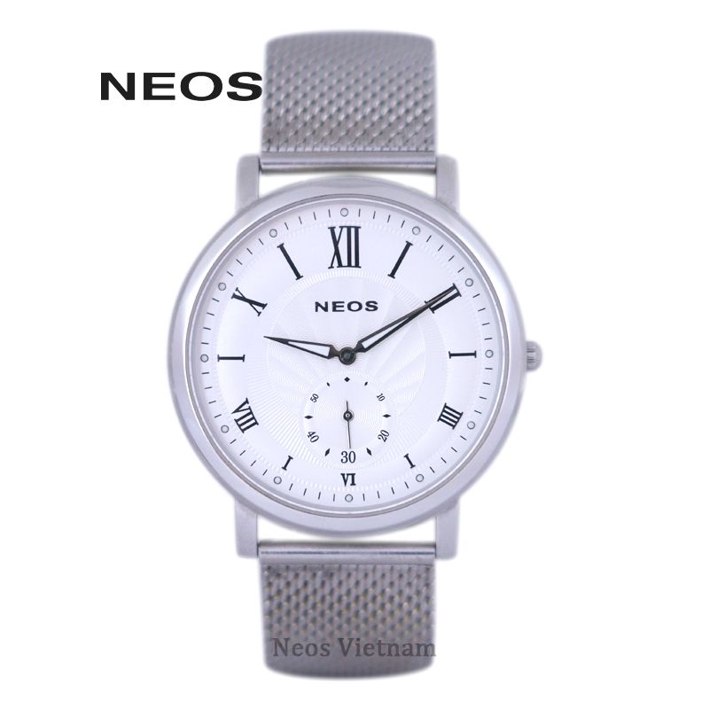 Đồng Hồ Đôi Dây Lưới Neos N-40675G Sapphire Chính Hãng