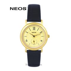 Đồng Hồ Dây Da Nữ Neos N-40675N Sapphire Chính Hãng