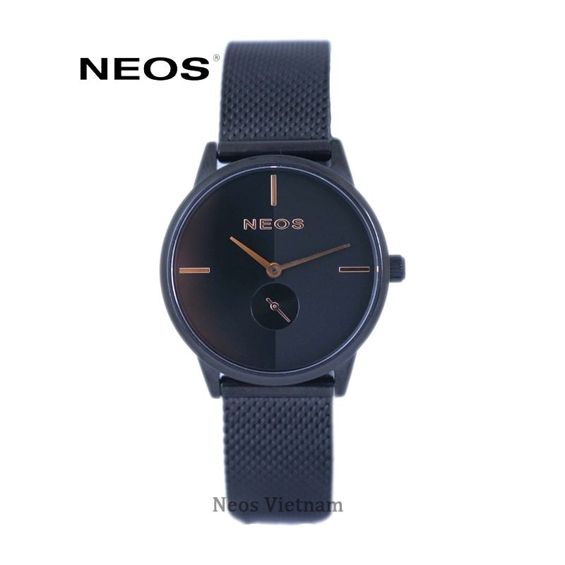 Đồng Hồ Nữ Dây Lưới Neos N-40679L Sapphire Chính Hãng