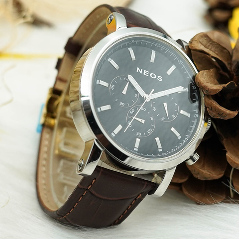 Đồng Hồ Nam Chronograph 6 Kim Neos N-40680M Sapphire Bảo Hành Chính Hãng 5 Năm