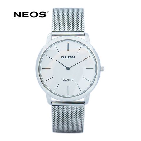 Đồng Hồ Đeo Tay Nam Neos N-40689M Dây Lưới Vàng Chính Hãng