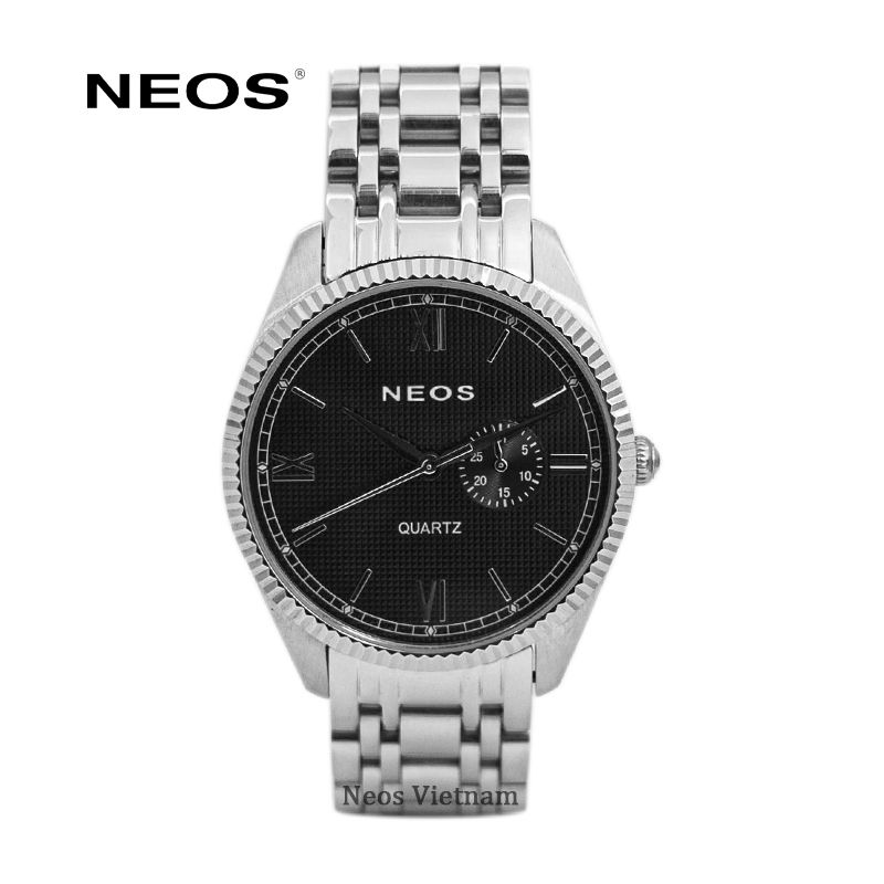 Đồng Hồ 4 Kim Nam Neos N-40703M Sapphire Dây Thép Chính Hãng