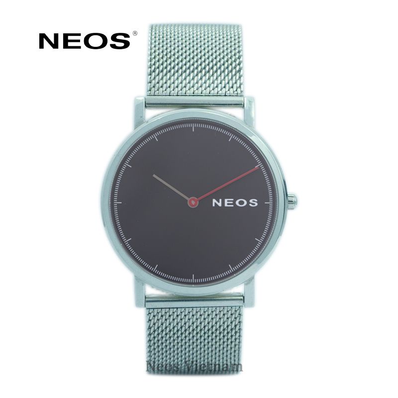 Đồng Hồ Đeo Tay Nam Neos N-40707M Sapphire Dây Lưới Bảo Hành 1 Đổi 1