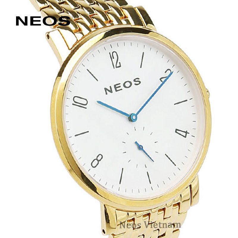 Đồng Hồ Cao Cấp Nam Neos N-40728G Sapphire Dây Thép Bạc