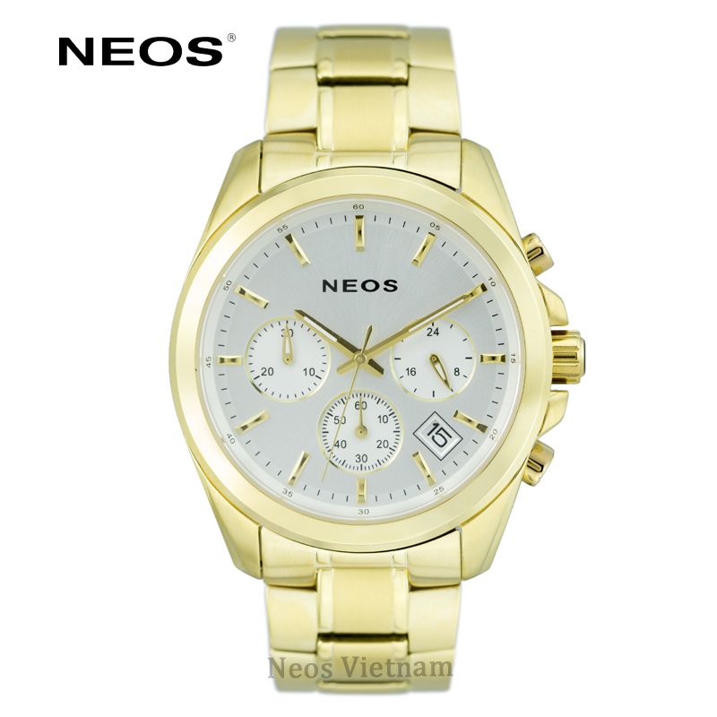 Đồng Hồ Thời Trang Nam Neos N-50560M Sapphire Dây Thép Vàng