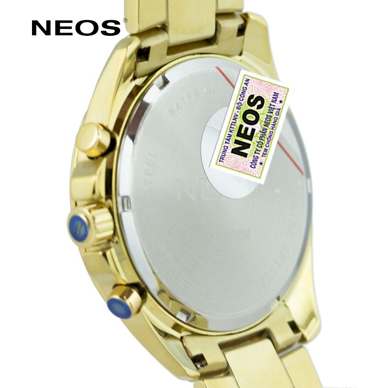 Đồng Hồ Thời Trang Nam Neos N-50560M Sapphire Dây Thép Vàng