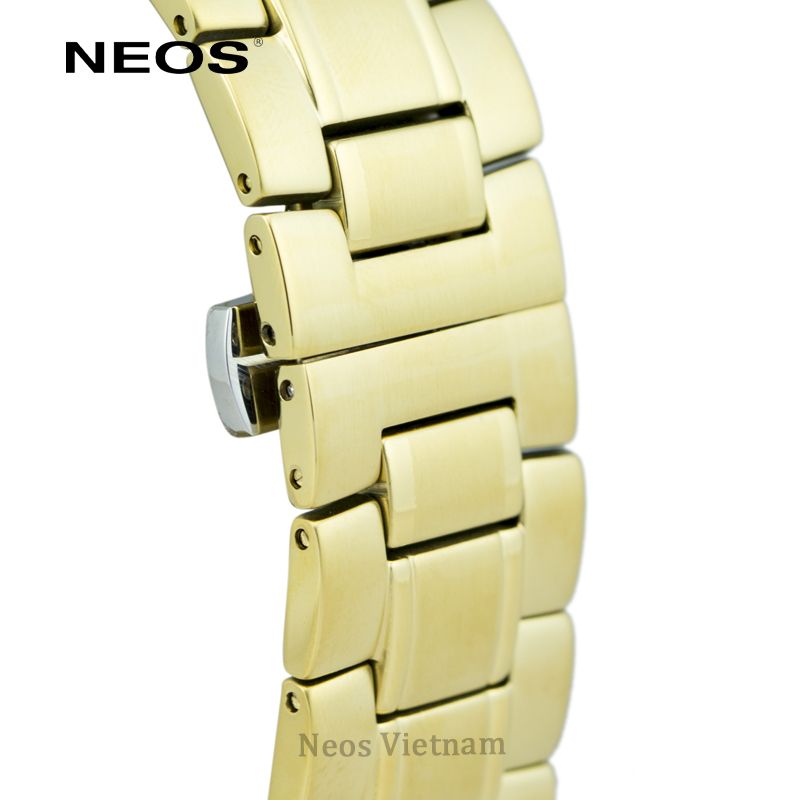 Đồng Hồ Thời Trang Nam Neos N-50560M Sapphire Dây Thép Vàng