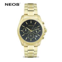 Đồng Hồ Thời Trang Nam Neos N-50560M Sapphire Dây Thép Vàng