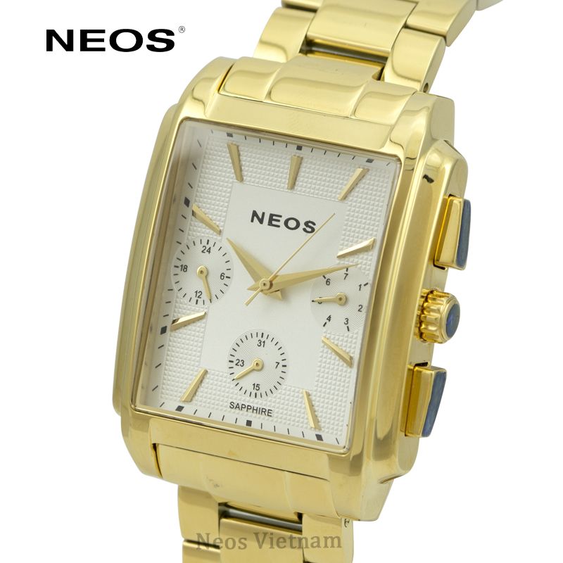 Đồng Hồ Đeo Tay Nam Neos N-50561M Sapphire Dây Thép