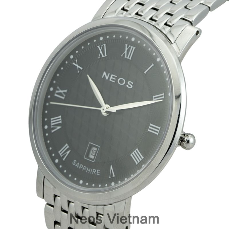 Đồng Hồ Nam Neos N-40737G Dây Thép Sapphire Chính Hãng