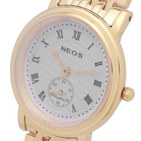 Đồng Hồ Nữ Đẹp Neos N-30851L Sapphire Dây Thép Vàng