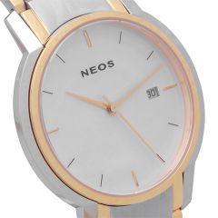 Đồng Hồ Tình Nhân Neos N-30853 Dây Thép Sapphire