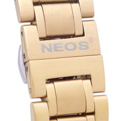 Đồng Hồ Neos N-30869M Nam Dây Thép Vàng