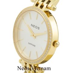 Đồng Hồ Nữ Đẹp Neos N-30908AL Sapphire Dây Thép