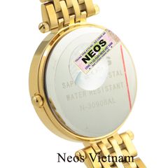 Đồng Hồ Nữ Đẹp Neos N-30908AL Sapphire Dây Thép