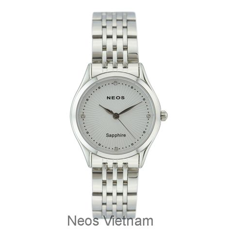 Đồng Hồ Cặp Đẹp Neos N-40663 Sapphire Dây Thép Chính Hãng