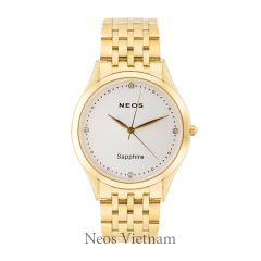 Đồng Hồ Nam Đẹp Neos N-40663M Sapphire Dây Thép Vàng