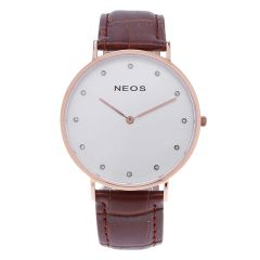 Đồng Hồ Nam Dây Da Neos N-40687M Sapphire Chính Hãng