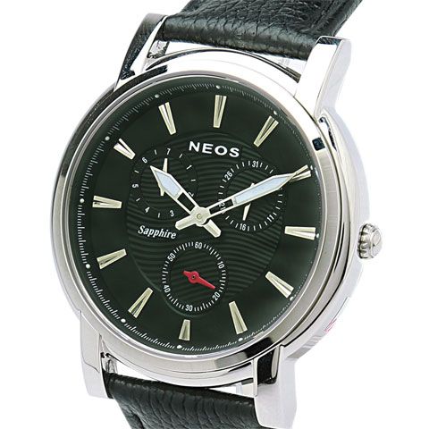 Đồng Hồ Dây Da Nam Neos N-40722M Sapphire 5 Kim