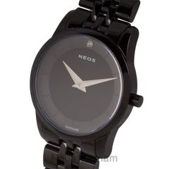 Đồng Hồ Nữ Neos N-30923L Sapphire Full Đen