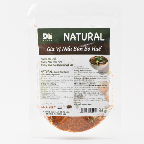  Natural Gia vị bún bò huế 25g/gói 