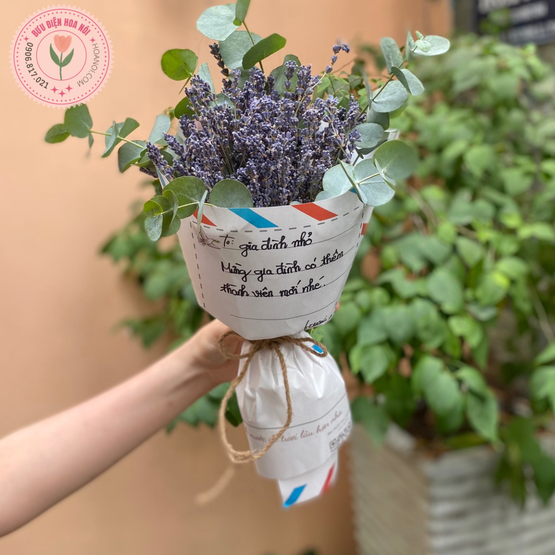 Bức thư hoa lavender