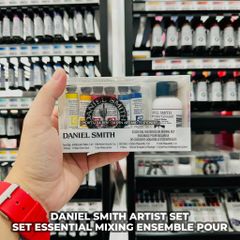 [DA ĐEN] Màu Nước Daniel Smith - Essentials Mixing Ensemble Pour Artist Set 6 Màu x 5ml