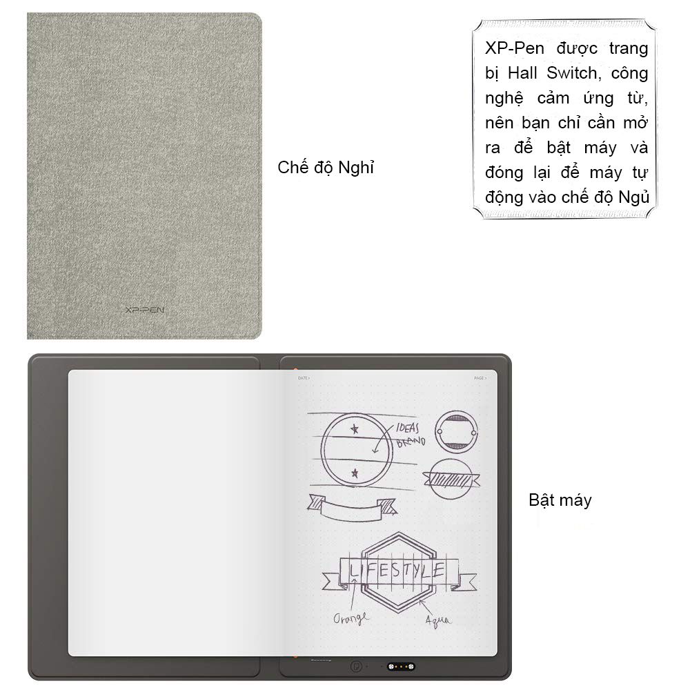 SỔ THÔNG MINH XP-PEN NOTE PLUS SMART NOTEPAD (KÈM SỔ TAY A5)